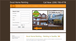 Desktop Screenshot of excelhomepainting.com